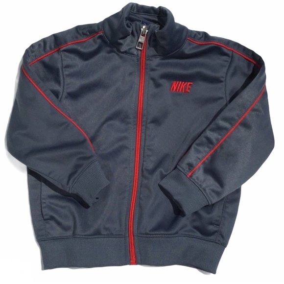 Nike jacket Boy's Zip Up Grey Jacket Size 18M baby jacket - Picture 4 of 7